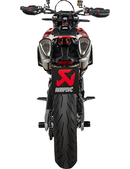 SLIP-ON LINE DUAL MUFFLER TITANIUM CARBON END CAP