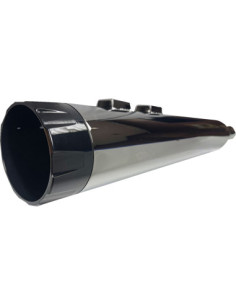 Mufflers 4.5" S/O Chrome w/Black End Cap OEM TC Touring