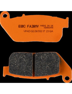 BRAKE PAD FA-V SERIES SINTERED METAL/ORGANIC COMPOUND