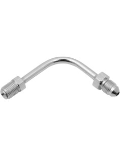 PIPE AN-3X3/8"-24 LARGE 90 CHROME