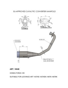 CAT CONV MANIFOLD HONDA