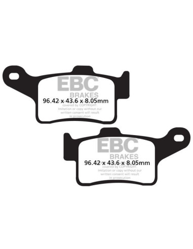 BRAKE PAD FA SER ORGANIC