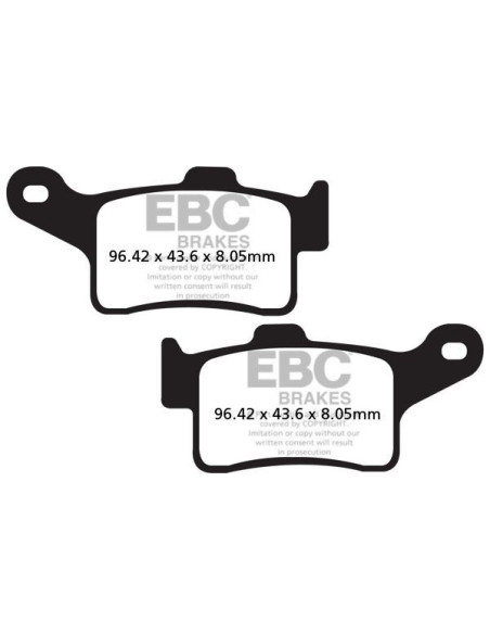BRAKE PAD FA SER ORGANIC