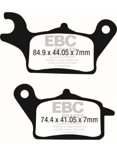 BRAKE PAD CARBON SCOOTER