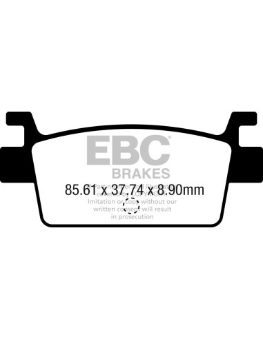 BRAKE PAD CARBON SCOOTER
