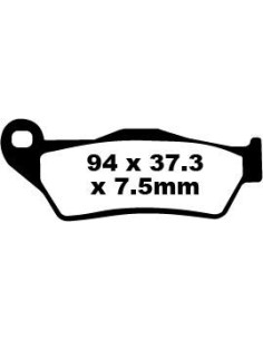 BRAKE PAD CARBON TT DIRT