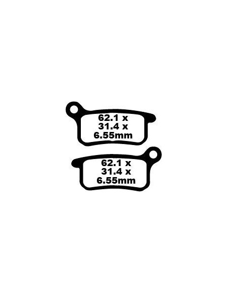 BRAKE PAD CARBON TT DIRT