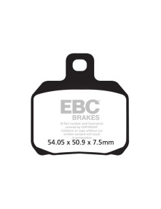 BRAKE PAD VEE SEMISNTRDRD