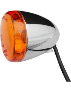 TURN SIGNAL AMBER CHR HD F/R