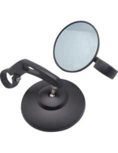 BAR END MIRRORS ALU BLK