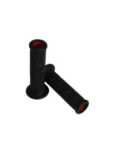 GRIP717 BK/RD OTWARTE KOŃCÓWKI