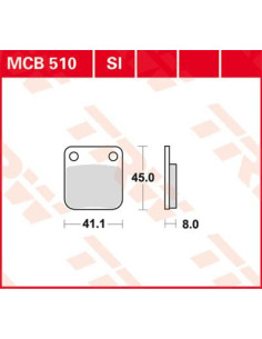 STABDŽIŲ TRINKELĖS TRW MCB510