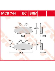 BRAKE PAD SINTER SCOOTER 125+