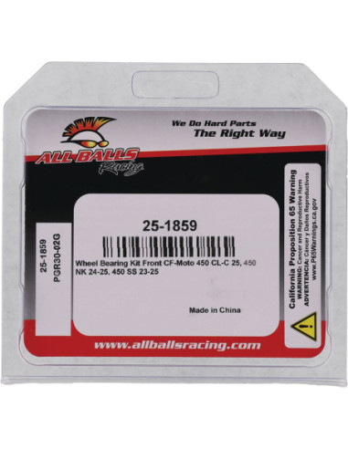 BEARING KIT WHEEL CF MOTO